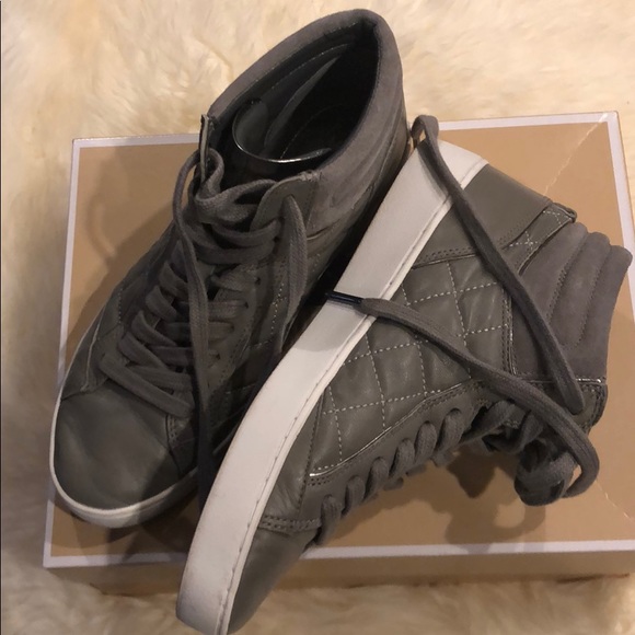 MICHAEL Michael Kors Shoes - Michael Kors Paige quilted high top sneakers 7M